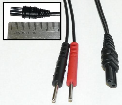 48" Straight Double Female Socket to Pin Lead - 2/Pkg