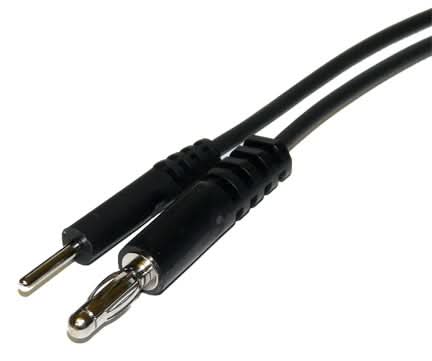 Black Lead Wire Banana-Pin Tips